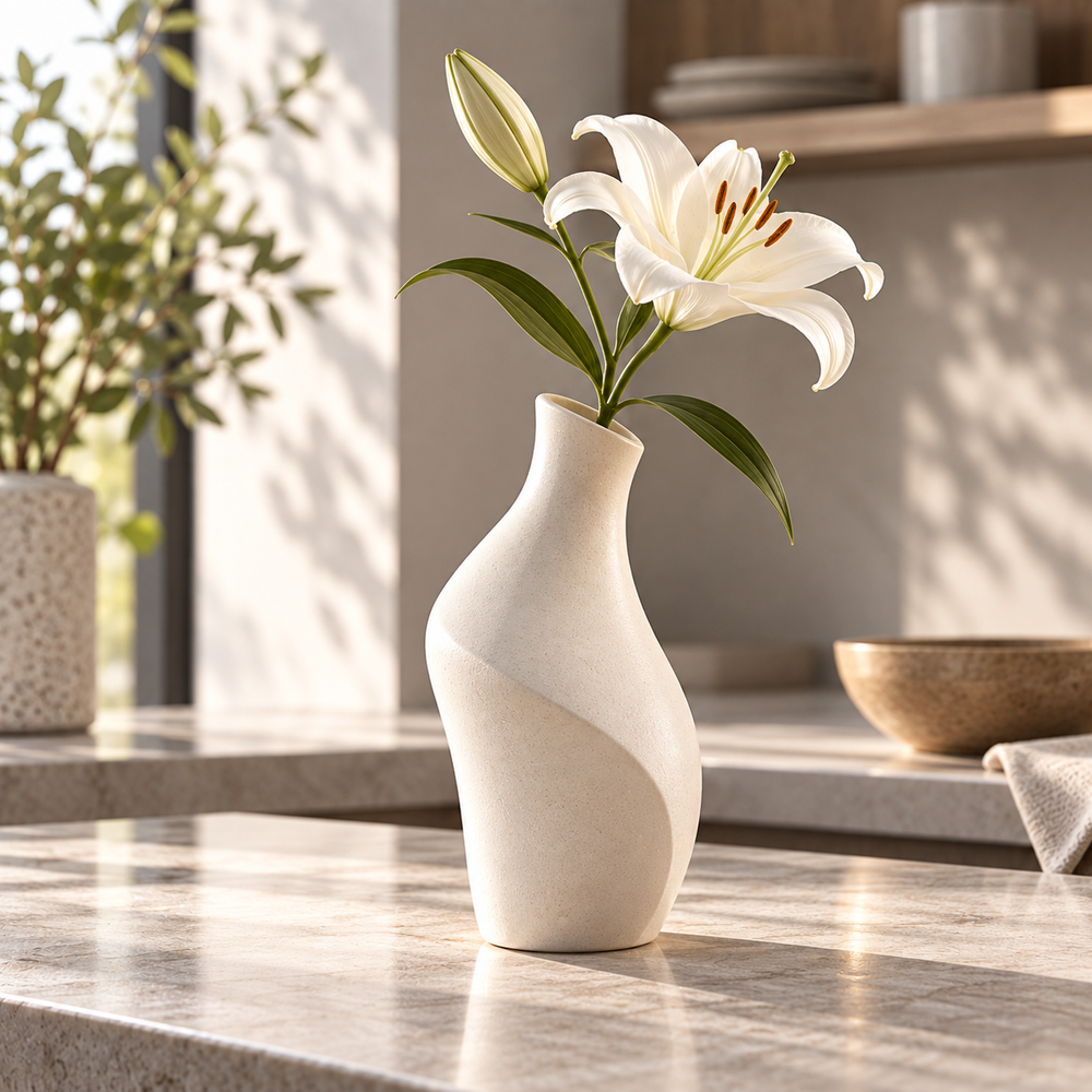 Serena Twist Sculptural Vase