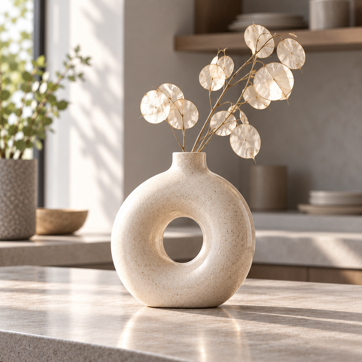 Luna Ring Sculptural Vase